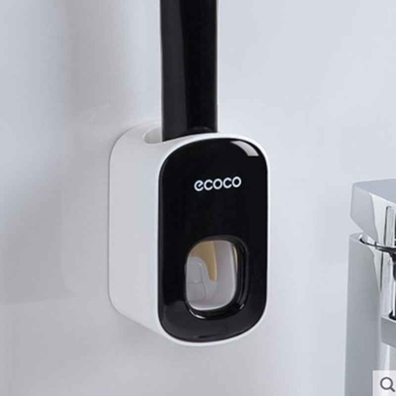 Wall Mounted Automatic Toothpaste Dispenser & Holder | Bathroom Accessories Set