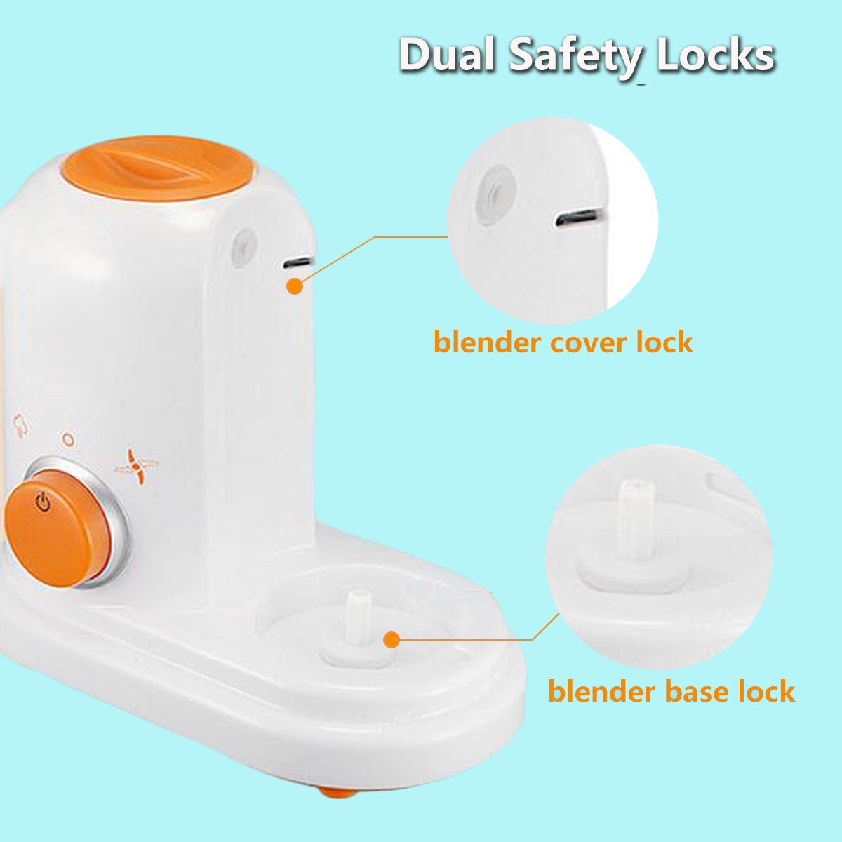 Multi-function Baby Food Processor - Smart Milk Warmer & Cooking Blender for Infants
