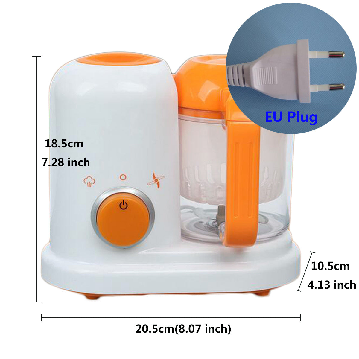 Multi-function Baby Food Processor - Smart Milk Warmer & Cooking Blender for Infants