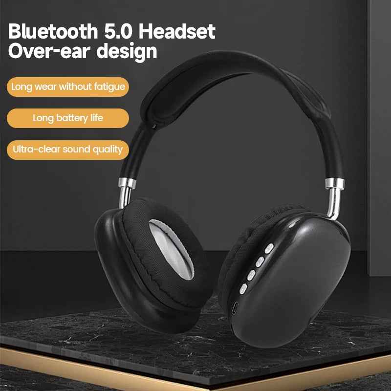P9 Wireless Bluetooth Headset with Mic | Noise Cancelling Sports & Gaming Earbuds