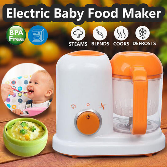 Multi-function Baby Food Processor - Smart Milk Warmer & Cooking Blender for Infants