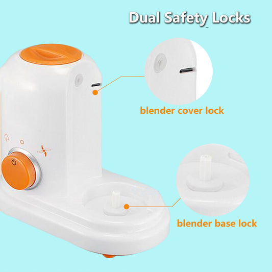 Multi-function Baby Food Processor - Smart Milk Warmer & Cooking Blender for Infants