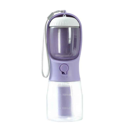 Portable 3-in-1 Dog Water, Food & Garbage Cup | Multi-functional Pet Travel Cup