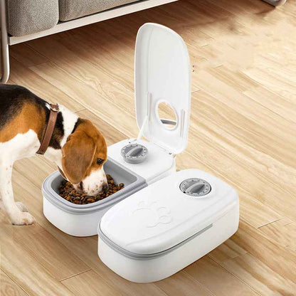 Smart Automatic Pet Feeder with Timer | Stainless Steel Food Dispenser for Cats & Dogs